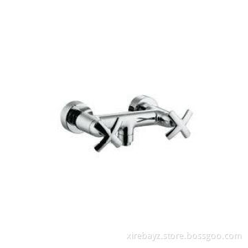 Brass Quarter Turn Cartridge Shower Mixer Taps / Cold Hot F